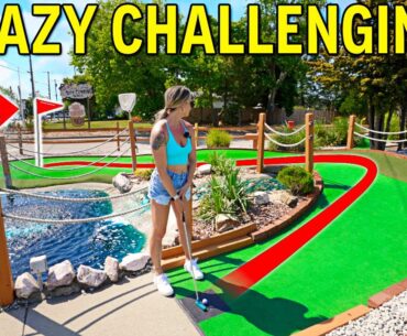 This Mini Golf Course Blew Us Away! - Amazing Designs!