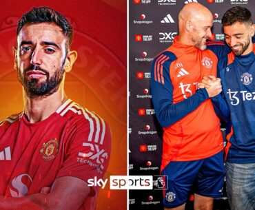 Bruno Fernandes signs NEW deal at Manchester United 🔒🔴