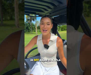 PLAY A HOLE WITH GOLF GIRL KAYLA