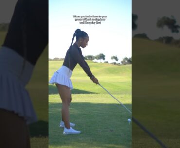I never said I was good😭 #golf #golfswing #golfgirl ￼