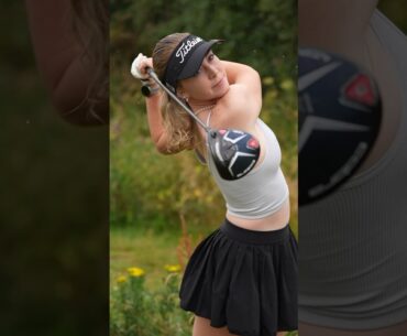 Golfing in the rain