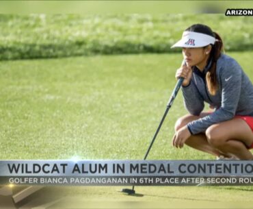 Arizona Golf alum Bianca Pagdanganan in medal contention at Paris Olympics