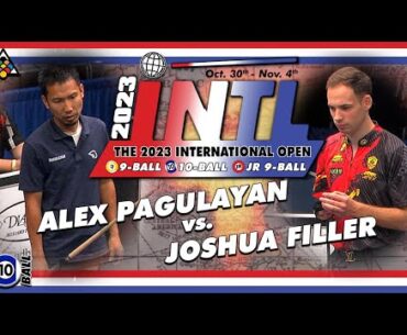 10-Ball - JOSHUA FILLER vs ALEX PAGULAYAN - 2023 International Open Big Foot Challenge