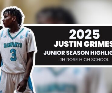 Justin Grimes Junior Season Highlights: Class of 2025: JH Rose High School: Team Trezz 2025