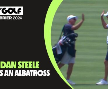 FIRST IN LEAGUE HISTORY: Brendan Steele Makes An Albatross | LIV Golf Greenbrier