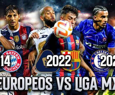 Todos los Amistosos de Equipos Europeos vs Mexicanos en los Últimos 15 Años