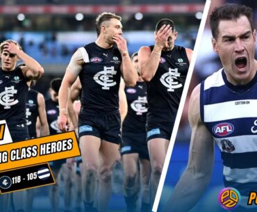 Carlton 105 - 118 Geelong Review .... Brute Strength & Ignorance vs Poise & Control