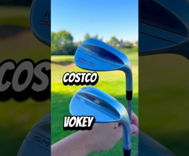Costco vs titleist golf does a more expensive wedge get you closer to the hole? #golftips #costco