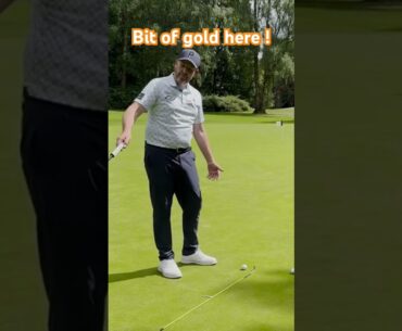 Full vid on channel #golftips #golfer #golf #puttingtips #golfinstruction #puttingdrills