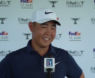 Tom Kim Sunday Interview 2024 Fedex St Jude Championship