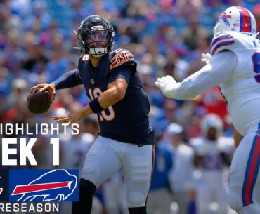 Chicago Bears vs. Buffalo Bills | 2024 Preseason Week 1 Game Highlights