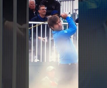 Robert Rock 2011 Open Championship tee shot