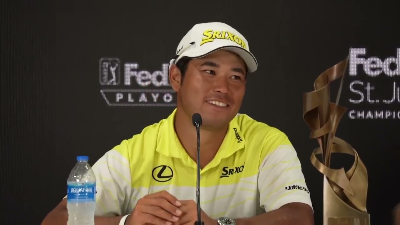 Hideki Matsuyama Winner Press Conference 2024 Fedex St Jude Championship © PGA Tour Hideki Matsuyama Winner Press Conference 2024 Fedex St Jude Championship © PGA Tour
