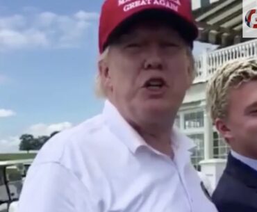 President Donald Trump crashes Wedding at His Golf Resort, Guest Gives Him a Brilliant Idea!!!