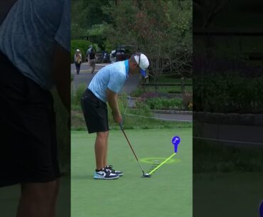 From the fairway to the green 🦅 Eagle landed from Talor Gooch #shorts #golf #golflife #golfshorts