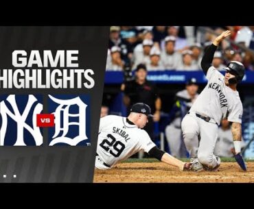 Yankees vs. Tigers Game Highlights (8/18/24) | MLB Highlights