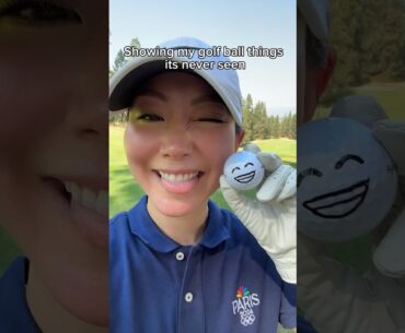 Showing my golf ball things its never seen 🏌️‍♀️⛳️