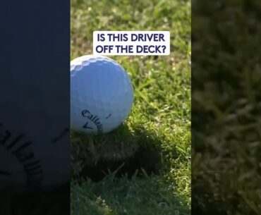 Driver off the deck TO WIN! 🤩