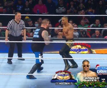 Carmelo Hayes Vs Kevin Owens Oportunidad Campeonato USA Parte 1 - WWE Smackdown 22/12/2023 (Español)