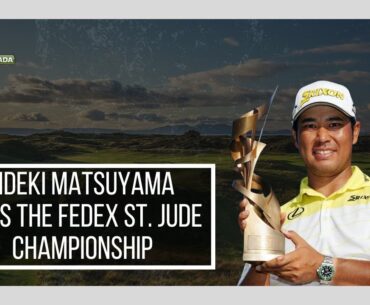 Hideki Matsuyama wins the first leg of the FedEx Cup Playoffs!