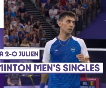 Lakshya Sen defeats Julien Carraggi in men's badminton singles | Paris 2024 highlights