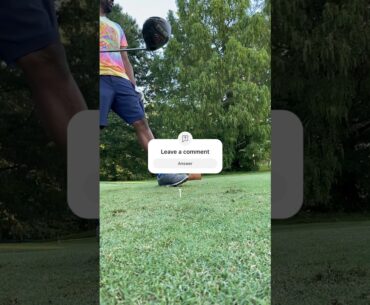 Why do you have to look at the golf ball when you try to hit it?