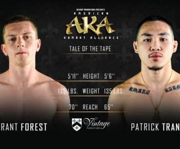 AKA 37 Bout 2  Patrick Tran vs Grant Forest