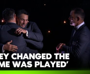 Cooper Cronk,  Billy Slater and Cameron Smith join the NRL Hall of Fame together I Fox League