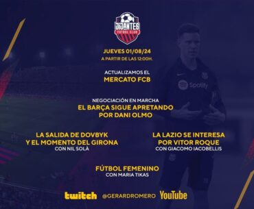 NEGOCIACIÓN ABIERTA CON LEIPZIG POR DANI OLMO! LA LAZIO QUIERE A VITOR R. SALIDA EN GIRONA Y FUTFEM