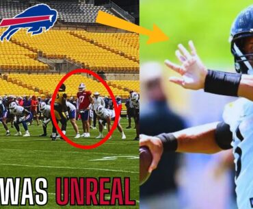 The Pittsburgh Steelers Buffalo Bills Joint Practice Highlights Are ABSURD |Steelers Bills Camp News