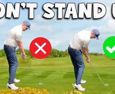 Do This To Stop Standing Up During Your Golf Swing