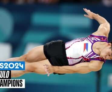 Carlos Yulo wins men's floor gold!🥇🇵🇭 | Paris Champions