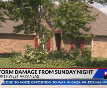 Cleanup underway for victims of weekend storms in Northwest Arkansas