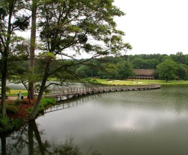 Overview of Mountain View and Lake View Golf Courses at Callaway Resort & Gardens.