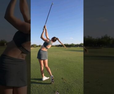 Claire Bear #golf #golfgirl #golfswing #shorts
