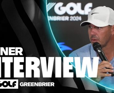 WINNER INTERVIEW: Brooks Koepka & Smash GC Talk Victory | LIV Golf Greenbrier