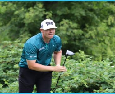 🏌️‍♂️PGA Tour golfer Patrick Fishburn holds slim lead in weather-delayed Utah Open🏌️‍♂️