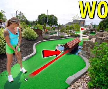 This Custom Mini Golf Course Totally Surprised Us!