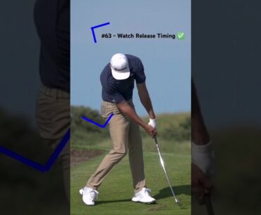 The Release (Golf Swing Slow Motion Iron)