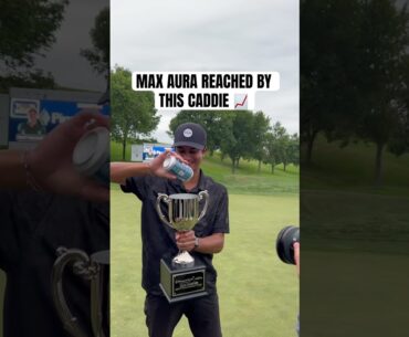 The champion Matt McCarty’s caddie Devrath Das is having himself a day 😂🍻