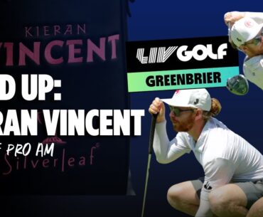 MIC'D UP with KIERAN VINCENT at LIV Golf!