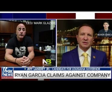 MASSIVE 🥊 NEWS: RYAN GARCIA EXPOSED ON FOX NEWS BY NUTRABIO CEO MARK GLAZIER ! HE'S LYING ON PRODUCT