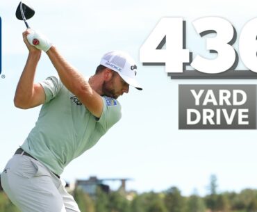 Sam Burns’ INSANE 436-yard drive off the rocks | Round 3 | BMW Championship | 2024
