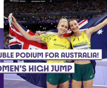 Double Podium for Australia 🇦🇺 | Women's High Jump | #Paris2024 Highlights