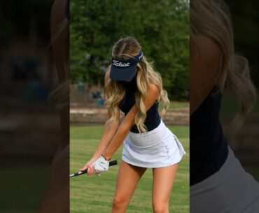 Paige Mackenzie #golf #golfgirl #golfswing #shorts