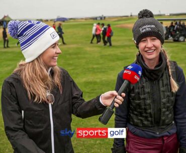 Nelly Korda reacts to playing at St Andrews ahead of the Women's Open