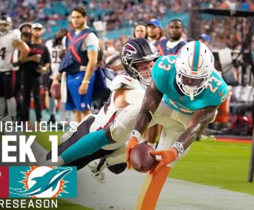 Atlants Falcons vs. Miami Dolphins | 2024 Preseason Week 1 Game Highlights