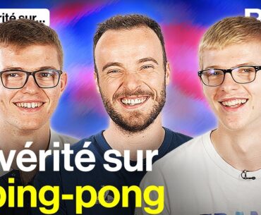 La vérité sur le ping-pong par Simon Gauzy et les frères Lebrun