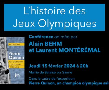 Conférence, l'histoire des jeux olympiques