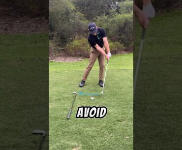 DO THIS if you chunk your irons 😳🔥 #golftips #golf #golfswing #golfingtips #golfcoach